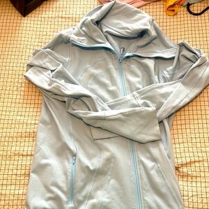 blue collared lululemon define jacket